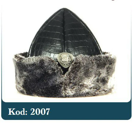 470ae467-63b4-44b3-9fa0-ef580525174d-1.jpg Geleneksel Hakiki Deri ve Kürklü Osmanlı Börk Şapka - Detay Görsel 59