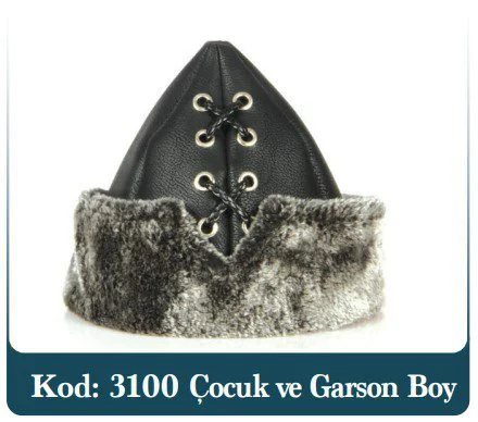 635ada39-1e35-4194-8892-028c81142d87-1.jpg Geleneksel Hakiki Deri ve Kürklü Osmanlı Börk Şapka - Detay Görsel 60