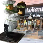 Restoran ve Kasap Tipi Karşılama Aşçı Heykeli