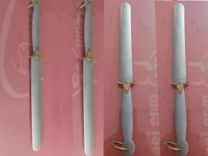 Boğa Başlı Halkalı Kasap Masatı