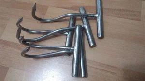 Ergonomik Paslanmaz Krom El Et Kancası