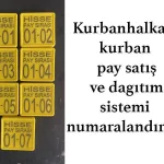 Kurban Pay Satış ve Dağıtım Numaralandırma Sistemi