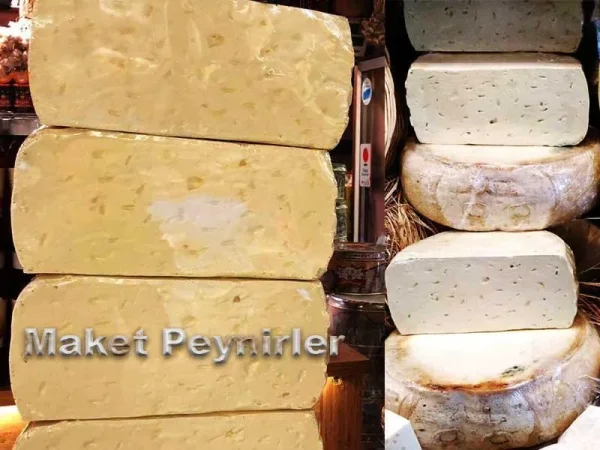 Maket-peynirler.jpg Kars Eski Kaşar Peyniri Vitrin Maketi (Tam Teker - 12 kg) - Detay Görsel 2