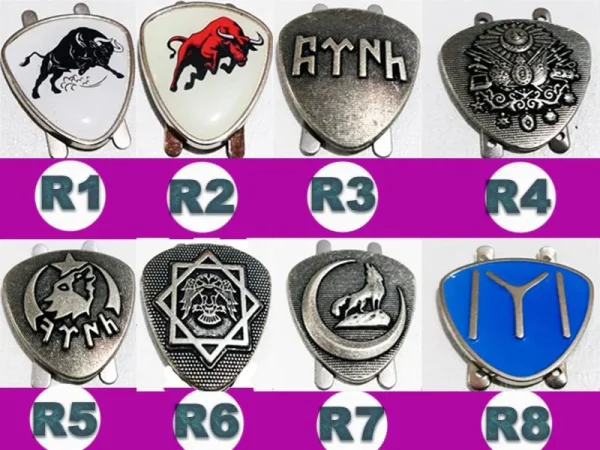 Rozetler-bileklik-schema1.jpg Geleneksel Ay-Yıldız / Bozkurt Baskılı Deri Bileklik - Detay Görsel 3