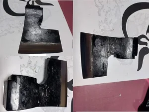Dövme Çelik Kemik ve Odun Kesme Baltası