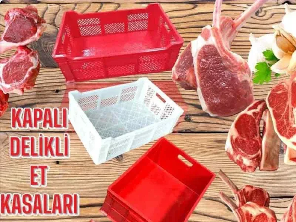 delikli-veya-kapali-et-yiyecek-uyumlu-kasalar-et-transport.jpg Gıdaya Uygun Plastik Et Taşıma Kasası (Delikli / Deliksiz)