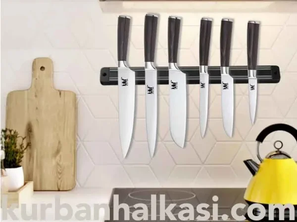 duvar_miknatisi_siyah.jpg Ahşap Gövdeli Güçlü Duvar Bıçak Tutucu Mıknatısı