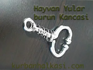 Galvaniz Demir Büyükbaş Burun Muşeti (Kıskaç)