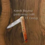 Geleneksel Kemik Saplı Katlanır Çakı