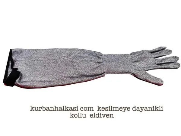 kesilmeye-dayanikli-kolu-eldiven2.jpg Kesilmeye Dayanıklı Uzun Kollu Kasap Kolluk Eldiveni - Detay Görsel 2