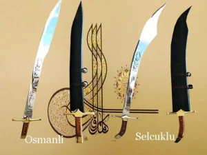 Geleneksel Kılıç (Ahşap & Deri Kınlı)