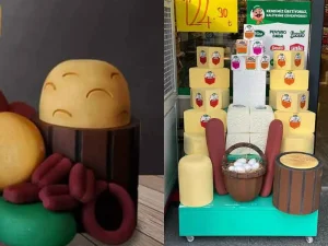 Şarküteri Vitrin Tipi Geleneksel Kütük Tereyağı Maketi