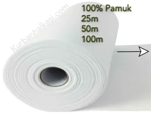 %100 Pamuklu Rulo Temizlik Bezi ve Koruma Örtüsü