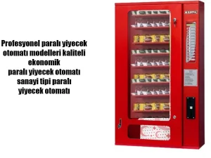 Bozuk Paralı Otomatik Yiyecek / Atıştırmalık Otomatı