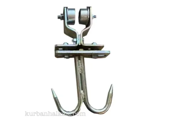 rayli-kanca-kanama-kancasi-aski-kancasi-ciftli.jpg Raylı Kanama ve Askı Kancası (100'lük I Demir Şaryo) - Tekli / Çiftli - Detay Görsel 2