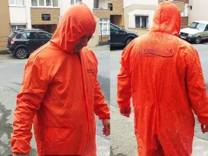 Su Geçirmez Yağmurluk Boy Tulumu