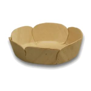Yuvarlak Doğal Ahşap Sunum Tabağı (10'lu Paket)