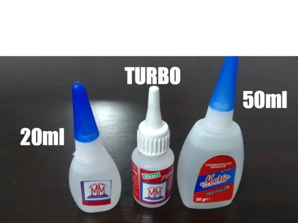 yapistirici.jpg Hızlı Yapıştırıcı ve Aktivatör Seti (Yüksek Mukavemet)